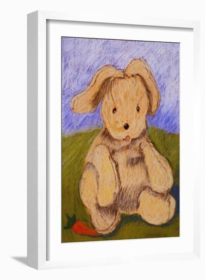 Bunny-Lou Wall-Framed Giclee Print