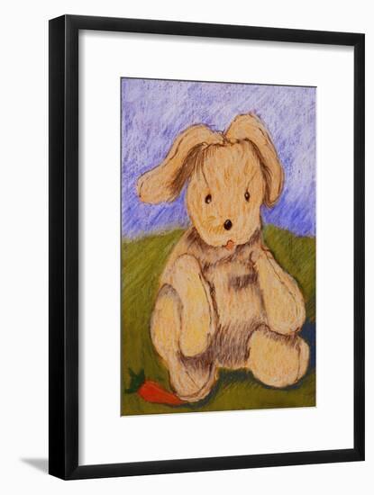 Bunny-Lou Wall-Framed Giclee Print