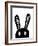 Bunnyselfie-Nanamia Design-Framed Art Print