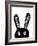 Bunnyselfie-Nanamia Design-Framed Art Print