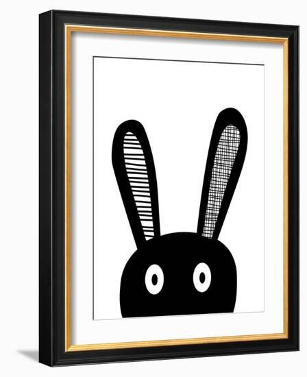 Bunnyselfie-Nanamia Design-Framed Art Print