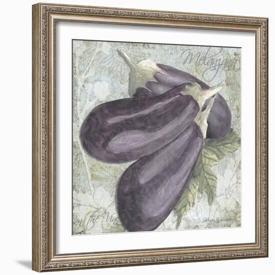 Buon Appetito Eggplant-Megan Aroon Duncanson-Framed Giclee Print