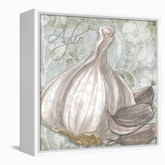 Buon Appetito Garlic-Megan Aroon Duncanson-Framed Premier Image Canvas