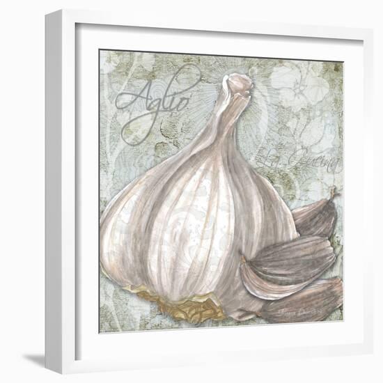 Buon Appetito Garlic-Megan Aroon Duncanson-Framed Giclee Print