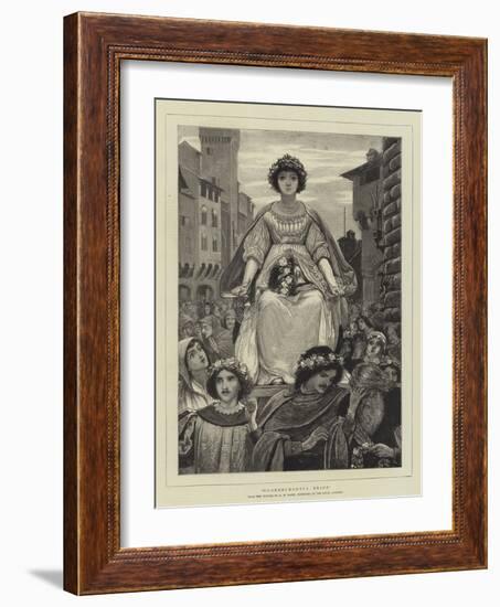 Buondelmonti's Bride-Henry Marriott Paget-Framed Giclee Print