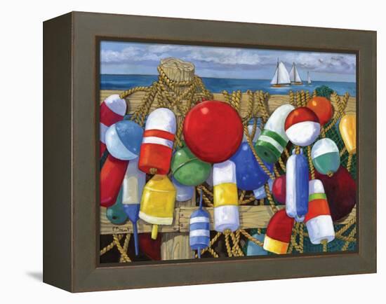 Buoy Composition-Paul Brent-Framed Stretched Canvas