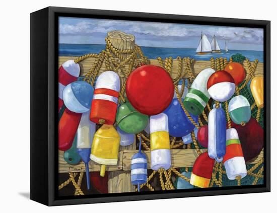 Buoy Composition-Paul Brent-Framed Stretched Canvas