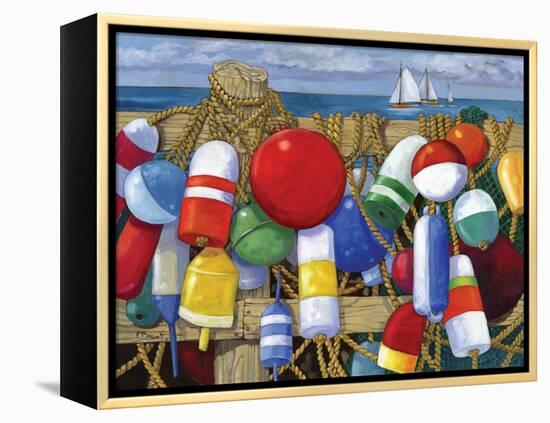 Buoy Composition-Paul Brent-Framed Stretched Canvas