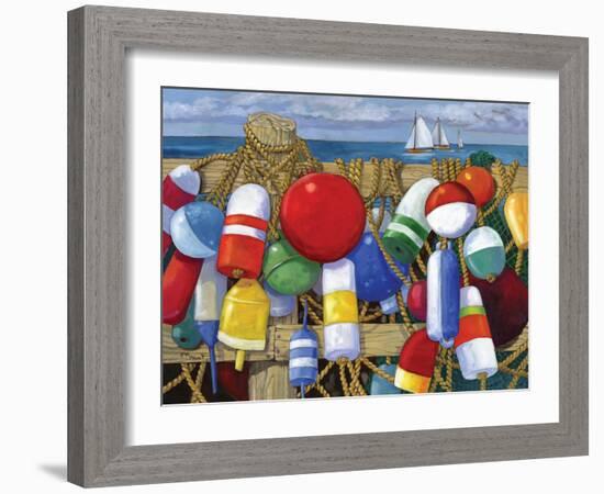 Buoy Composition-Paul Brent-Framed Art Print