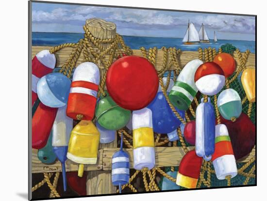 Buoy Composition-Paul Brent-Mounted Art Print