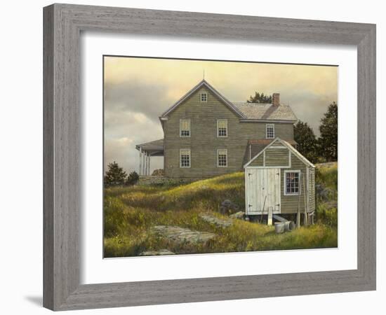 Buoy Shed-Jerry Cable-Framed Giclee Print