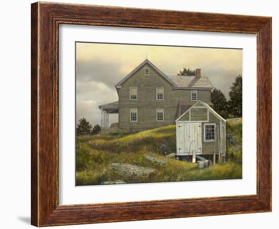 Buoy Shed-Jerry Cable-Framed Giclee Print