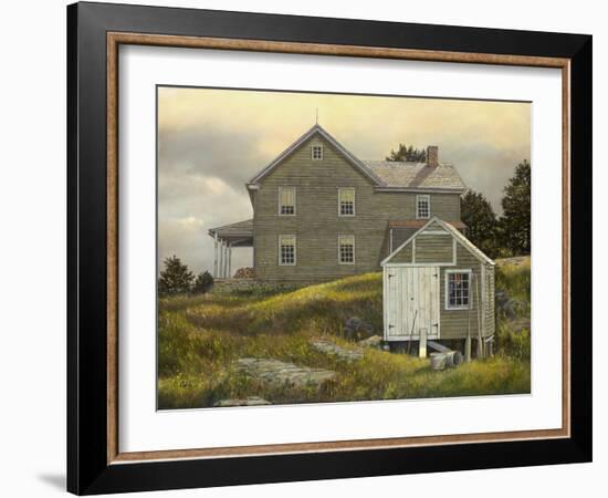 Buoy Shed-Jerry Cable-Framed Giclee Print