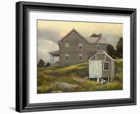 Buoy Shed-Jerry Cable-Framed Giclee Print