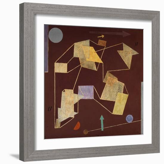 Buoyancy and Displacement (Soaring)-Paul Klee-Framed Giclee Print