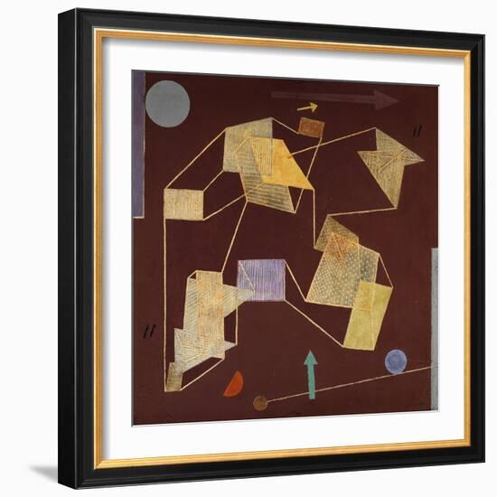 Buoyancy and Displacement (Soaring)-Paul Klee-Framed Giclee Print