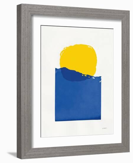 Buoyant Bright Primary-Mike Schick-Framed Art Print