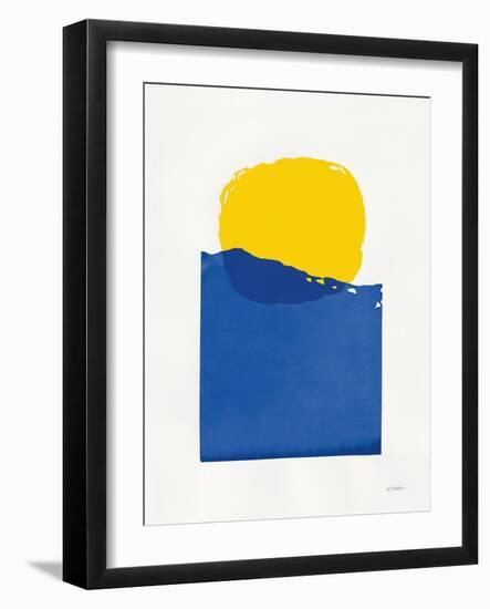 Buoyant Bright Primary-Mike Schick-Framed Art Print