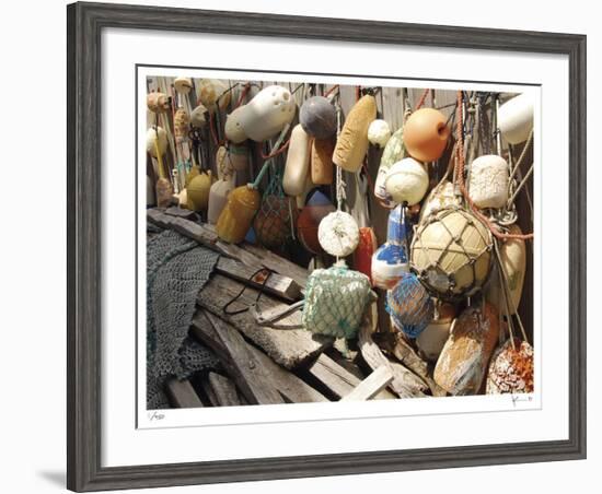 Buoys Spanishwells-John Gynell-Framed Giclee Print