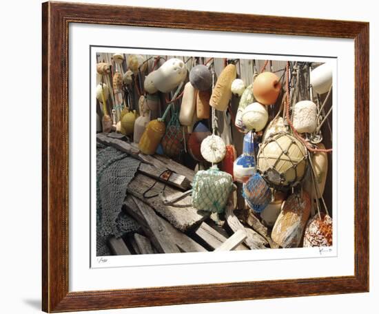 Buoys Spanishwells-John Gynell-Framed Giclee Print