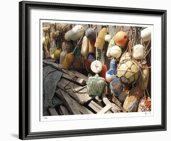 Buoys Spanishwells-John Gynell-Framed Giclee Print