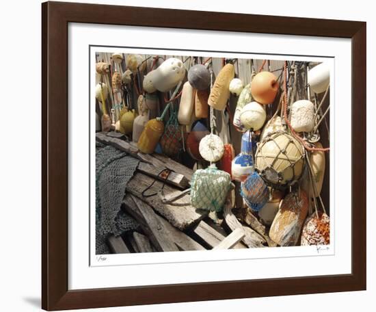 Buoys Spanishwells-John Gynell-Framed Giclee Print