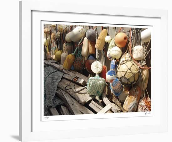 Buoys Spanishwells-John Gynell-Framed Giclee Print