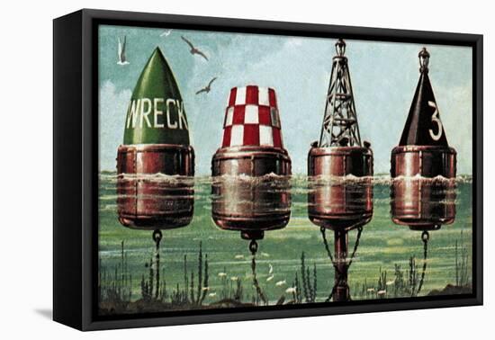 Buoys-Escott-Framed Premier Image Canvas