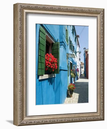 Burano, Island Near Venice, Veneto, Italy-Ethel Davies-Framed Photographic Print