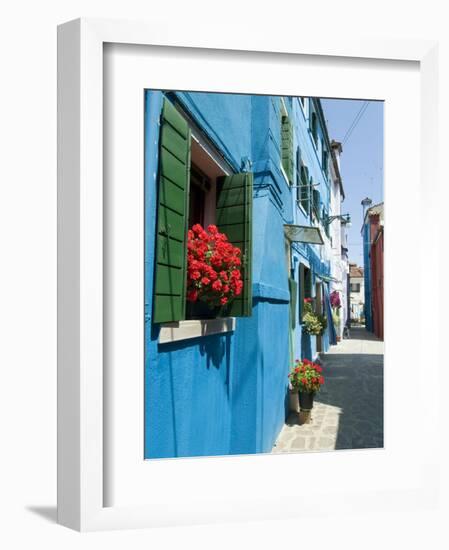 Burano, Island Near Venice, Veneto, Italy-Ethel Davies-Framed Photographic Print