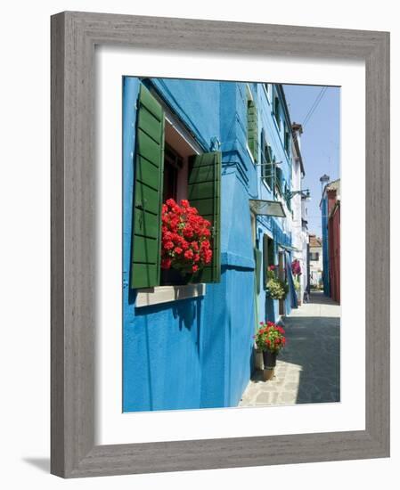 Burano, Island Near Venice, Veneto, Italy-Ethel Davies-Framed Photographic Print