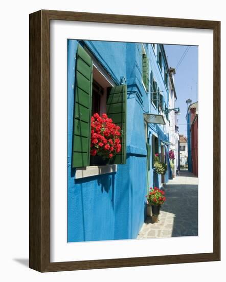 Burano, Island Near Venice, Veneto, Italy-Ethel Davies-Framed Photographic Print