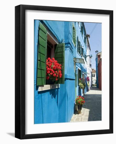 Burano, Island Near Venice, Veneto, Italy-Ethel Davies-Framed Photographic Print