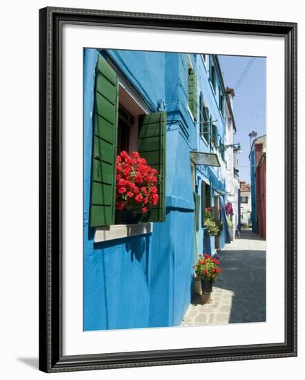 Burano, Island Near Venice, Veneto, Italy-Ethel Davies-Framed Photographic Print