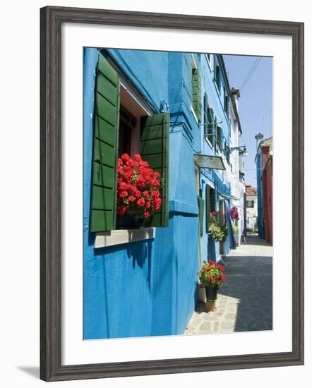 Burano, Island Near Venice, Veneto, Italy-Ethel Davies-Framed Photographic Print