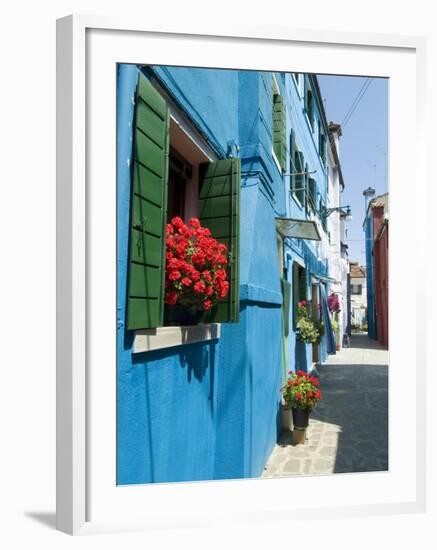 Burano, Island Near Venice, Veneto, Italy-Ethel Davies-Framed Photographic Print