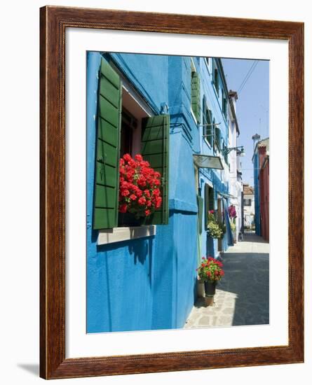 Burano, Island Near Venice, Veneto, Italy-Ethel Davies-Framed Photographic Print