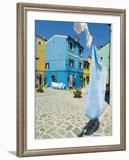 Burano, Island Near Venice, Veneto, Italy-Ethel Davies-Framed Photographic Print