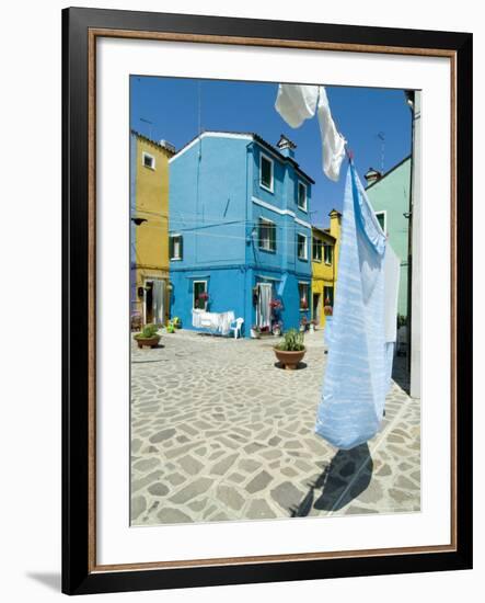 Burano, Island Near Venice, Veneto, Italy-Ethel Davies-Framed Photographic Print