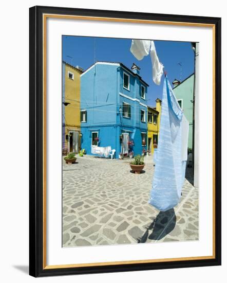 Burano, Island Near Venice, Veneto, Italy-Ethel Davies-Framed Photographic Print