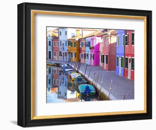 Burano, Venice, Italy-Alan Copson-Framed Photographic Print