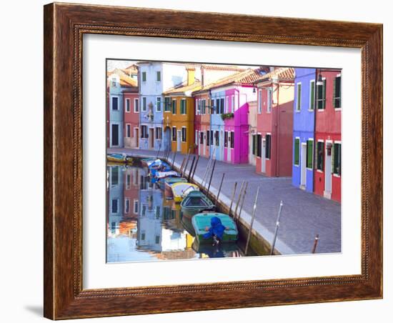 Burano, Venice, Italy-Alan Copson-Framed Photographic Print