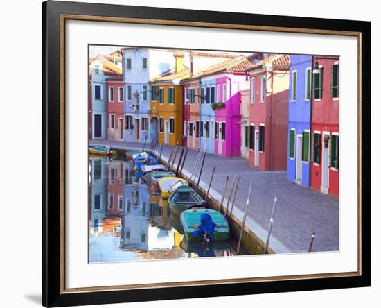 Burano, Venice, Italy-Alan Copson-Framed Photographic Print