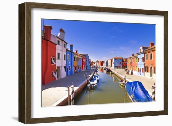 Burano, Venice-lachris77-Framed Photographic Print