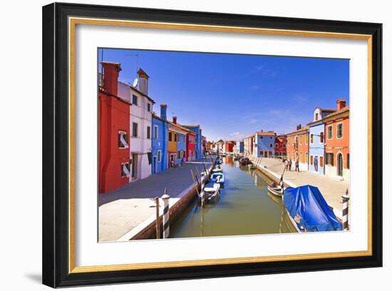 Burano, Venice-lachris77-Framed Photographic Print