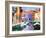 Burano Village-Shelley Lake-Framed Art Print