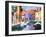 Burano Village-Shelley Lake-Framed Art Print