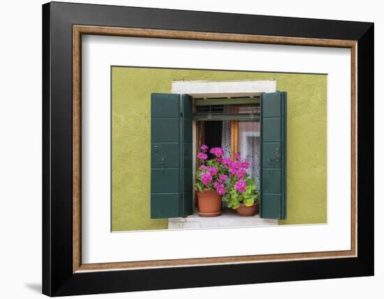 Burano Window I-Nancy Crowell-Framed Photographic Print