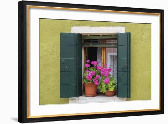 Burano Window I-Nancy Crowell-Framed Photographic Print