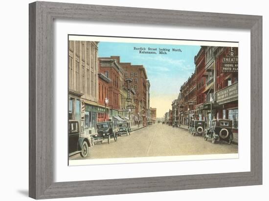 Burdick Street, Kalamazoo, Michigan-null-Framed Art Print